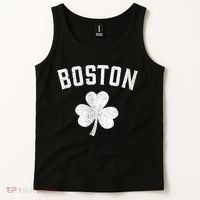 Boston, St Patrick's day - Patty's day shamrock tee Tank Top thumb 2