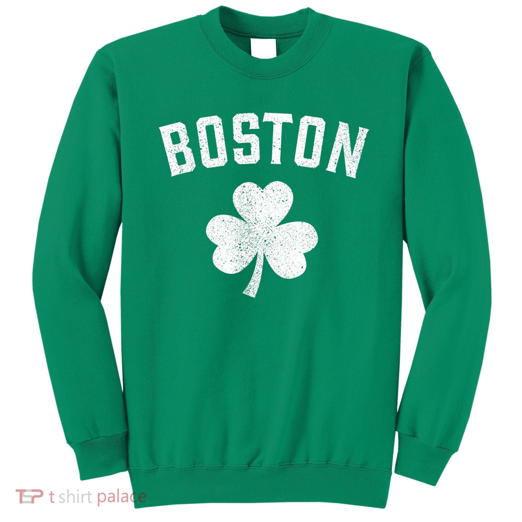 Boston, St Patrick's day - Patty's day shamrock tee Sweatshirt