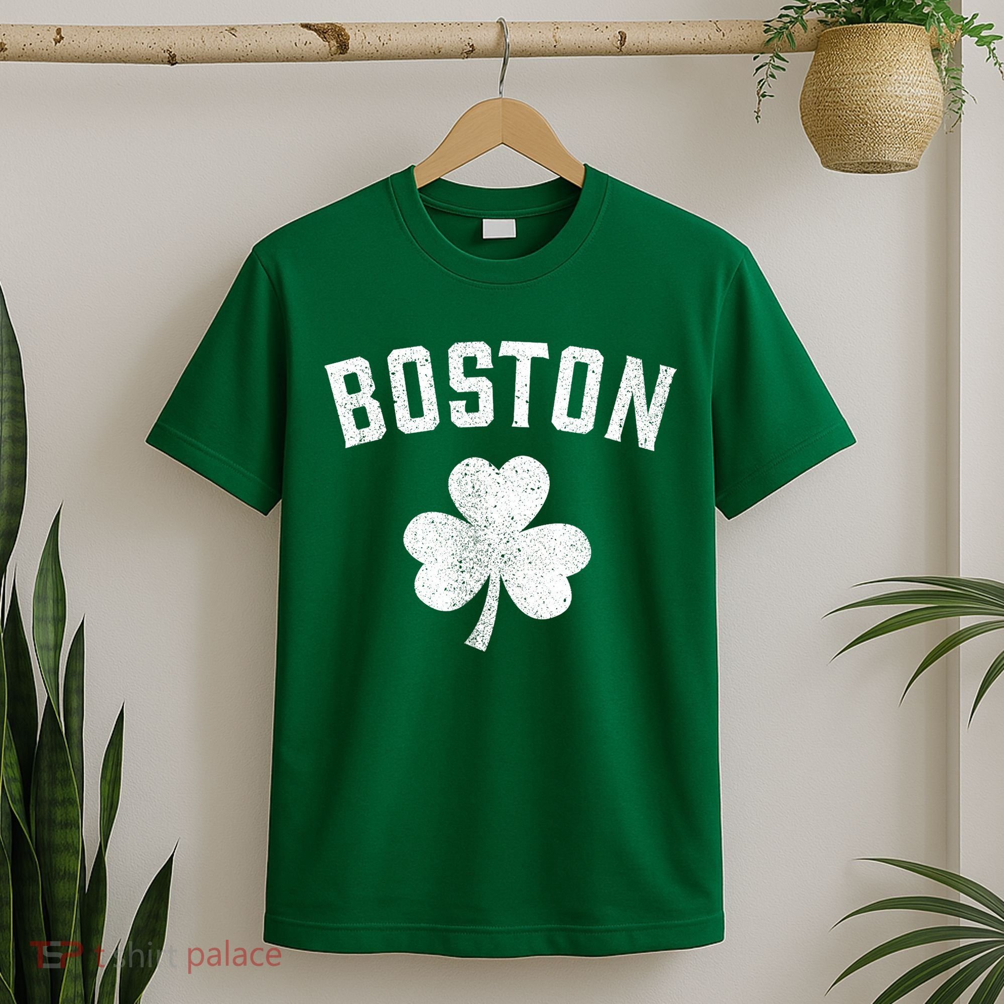 Boston, St Patrick's day - Patty's day shamrock tee T-Shirt
