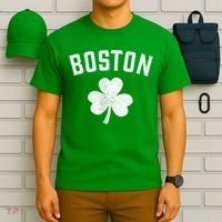 Boston, St Patrick's day - Patty's day shamrock tee T-Shirt thumb 6