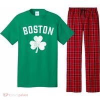 Boston, St Patrick's day - Patty's day shamrock tee Pajama Set thumb 0