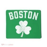 Boston, St Patrick's day - Patty's day shamrock tee Mousepad thumb 0