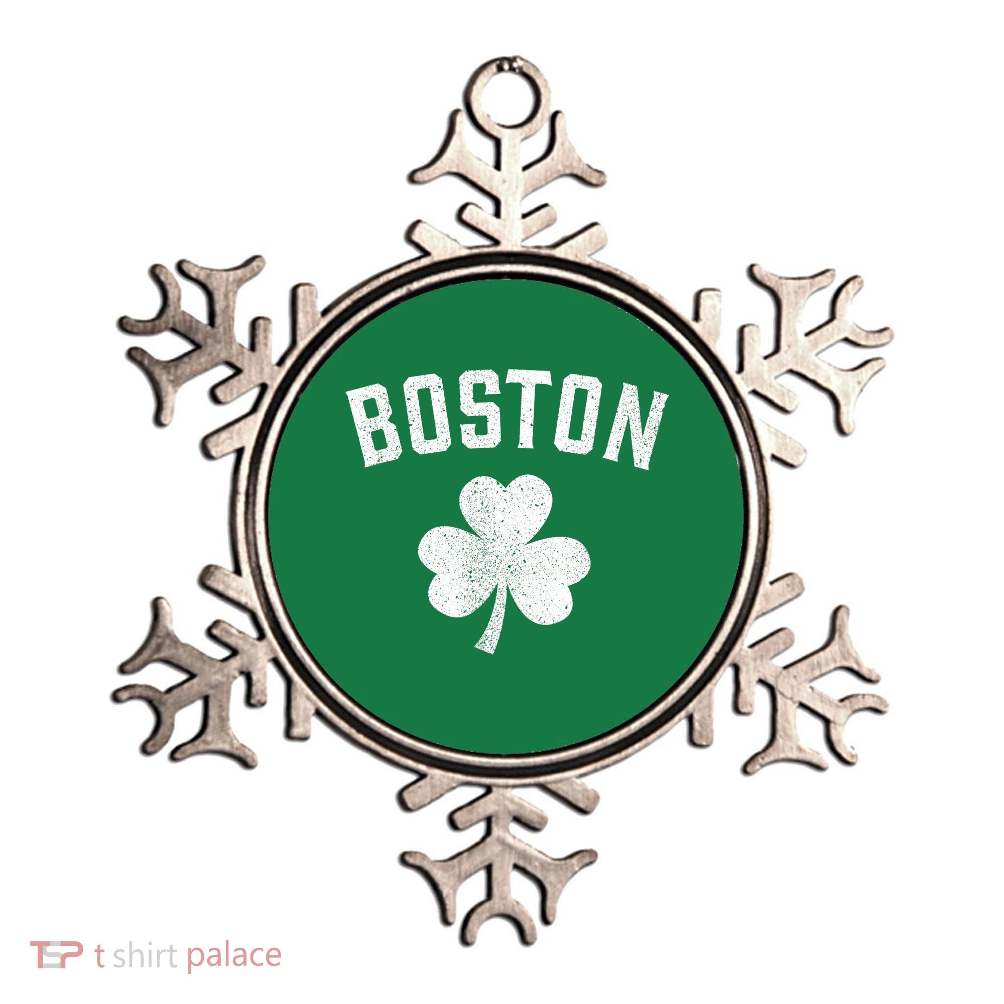 Boston, St Patrick's day - Patty's day shamrock tee Ornament