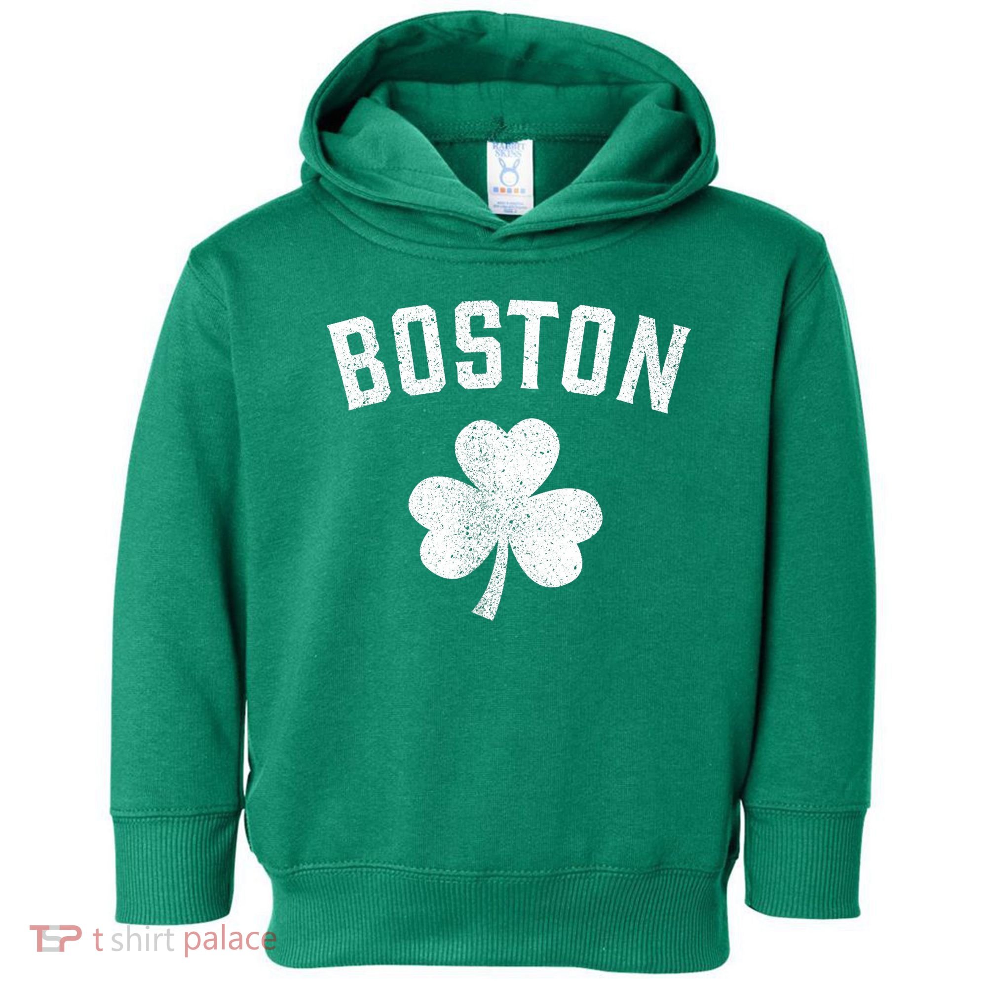 Boston, St Patrick's day - Patty's day shamrock tee Toddler Hoodie