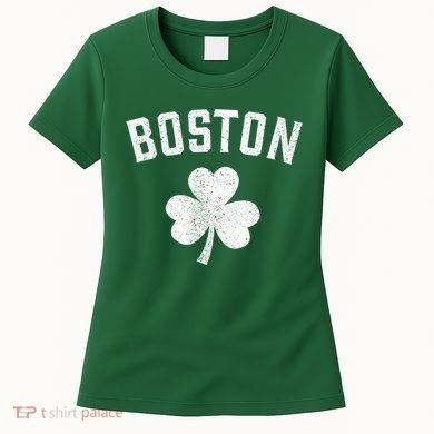 Boston, St Patrick's day - Patty's day shamrock tee Women's T-Shirt