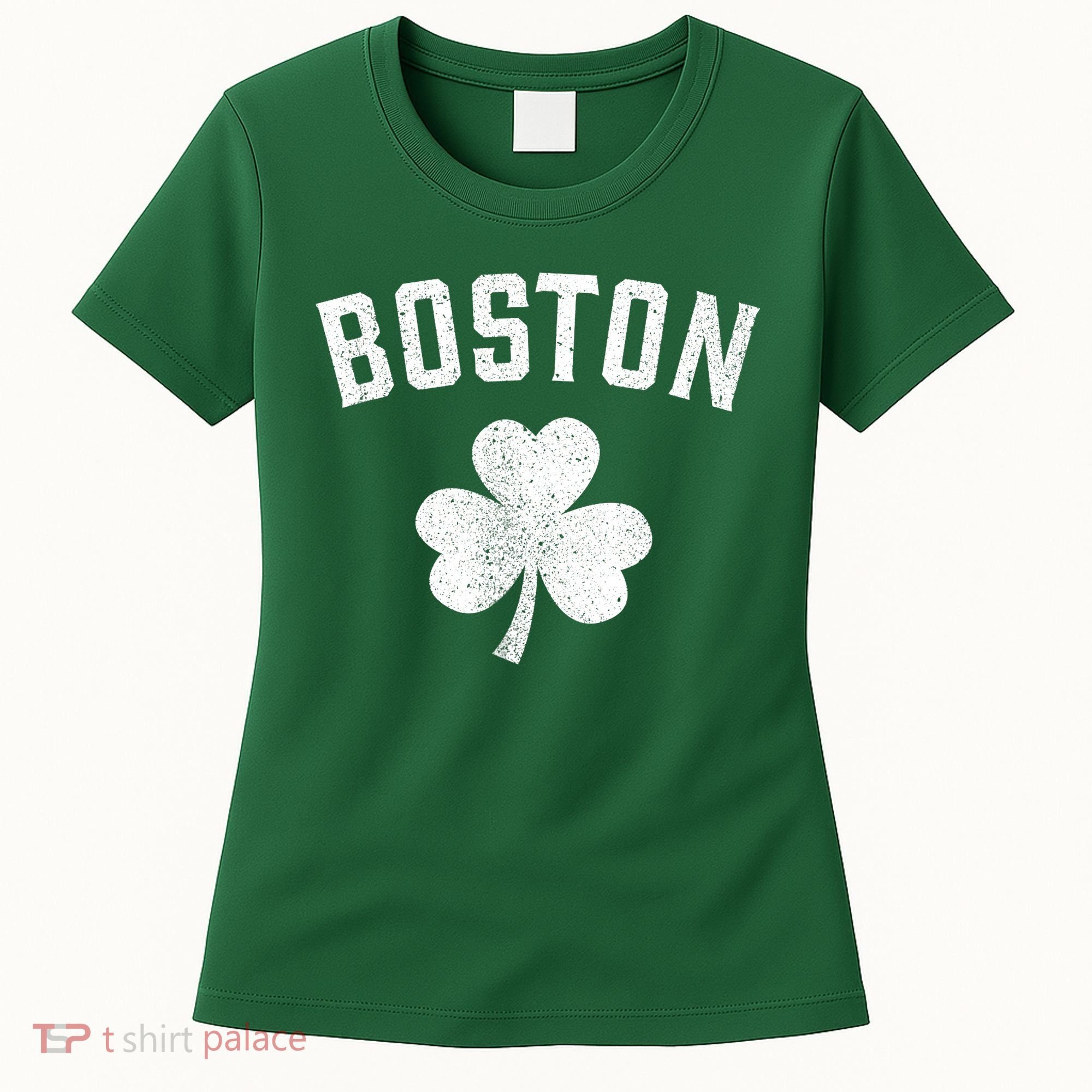 Boston, St Patrick's day - Patty's day shamrock tee Women's T-Shirt