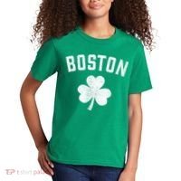 Boston, St Patrick's day - Patty's day shamrock tee Kids T-Shirt thumb 2