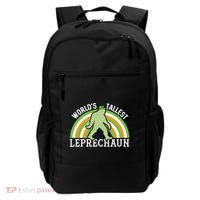 Bigfoot St Patricks Day World's Tallest Leprechaun Meaningful Gift Backpack thumb 0