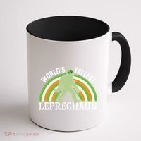 Bigfoot St Patricks Day World's Tallest Leprechaun Meaningful Gift Coffee Mug thumb 1
