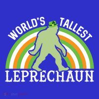 Bigfoot St Patricks Day World's Tallest Leprechaun Meaningful Gift Sweatshirt thumb 3