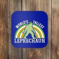 Bigfoot St Patricks Day World's Tallest Leprechaun Meaningful Gift Coaster thumb 0