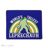 Bigfoot St Patricks Day World's Tallest Leprechaun Meaningful Gift Mousepad thumb 0