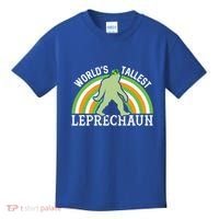 Bigfoot St Patricks Day World's Tallest Leprechaun Meaningful Gift Kids T-Shirt thumb 0