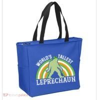 Bigfoot St Patricks Day World's Tallest Leprechaun Meaningful Gift Tote Bag thumb 2