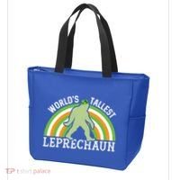 Bigfoot St Patricks Day World's Tallest Leprechaun Meaningful Gift Tote Bag thumb 3