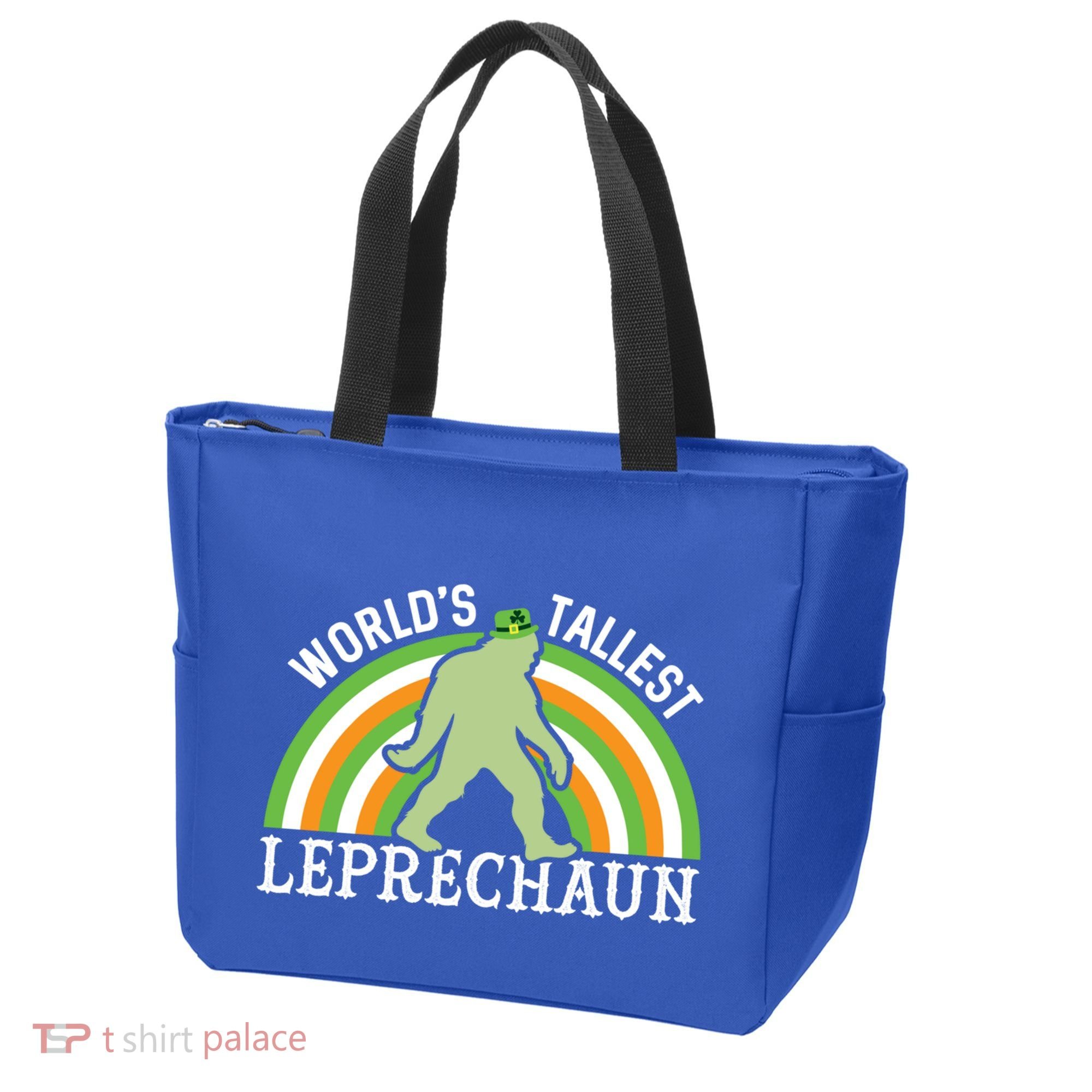 Bigfoot St Patricks Day World's Tallest Leprechaun Meaningful Gift Tote Bag