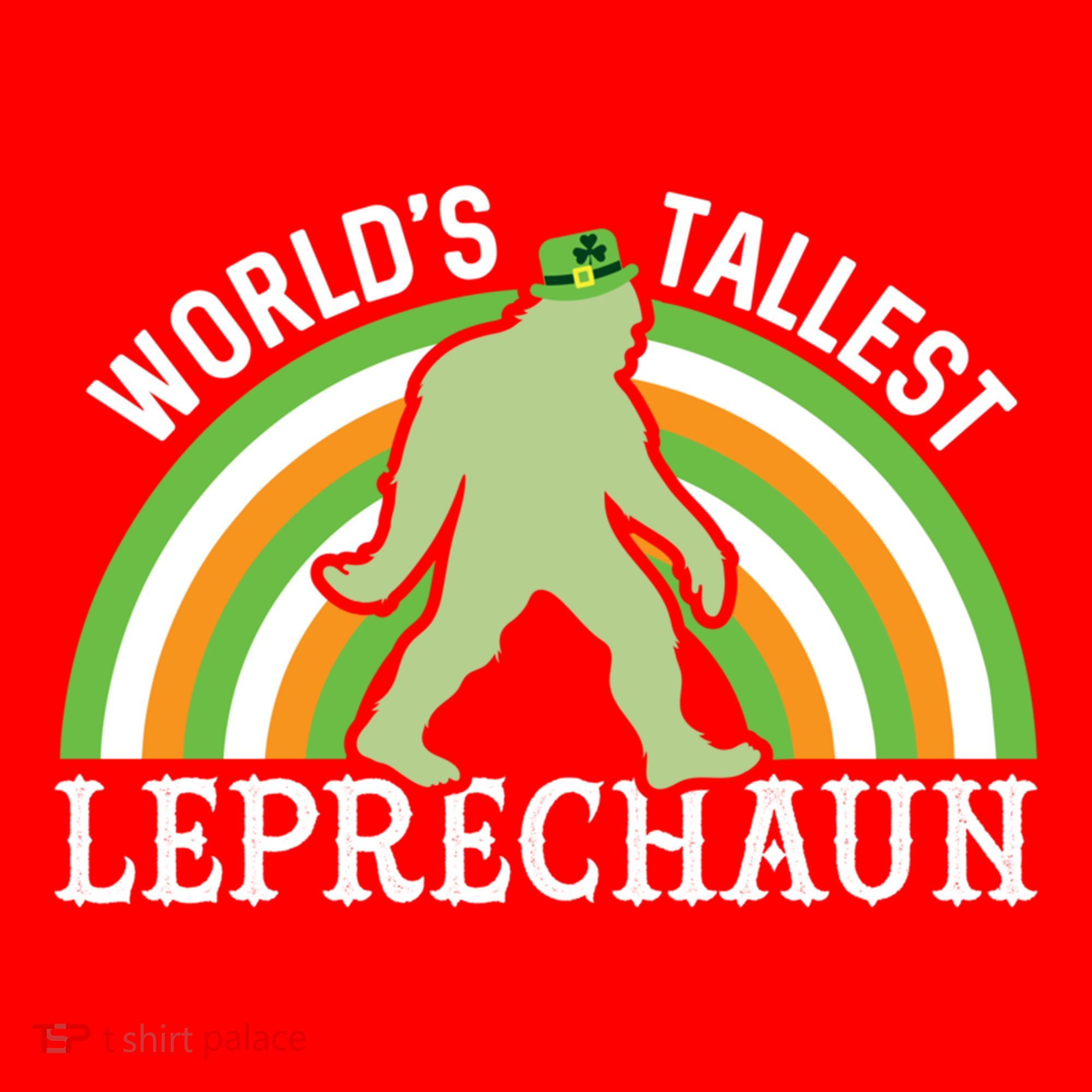 Bigfoot St Patricks Day World's Tallest Leprechaun Meaningful Gift Santa Hat