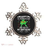 Birthday Saint Patrick's Day Lucky Shamrock Clover Ornament thumb 0