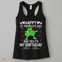 Birthday Saint Patrick's Day Lucky Shamrock Clover Women's Tank Top thumb 3