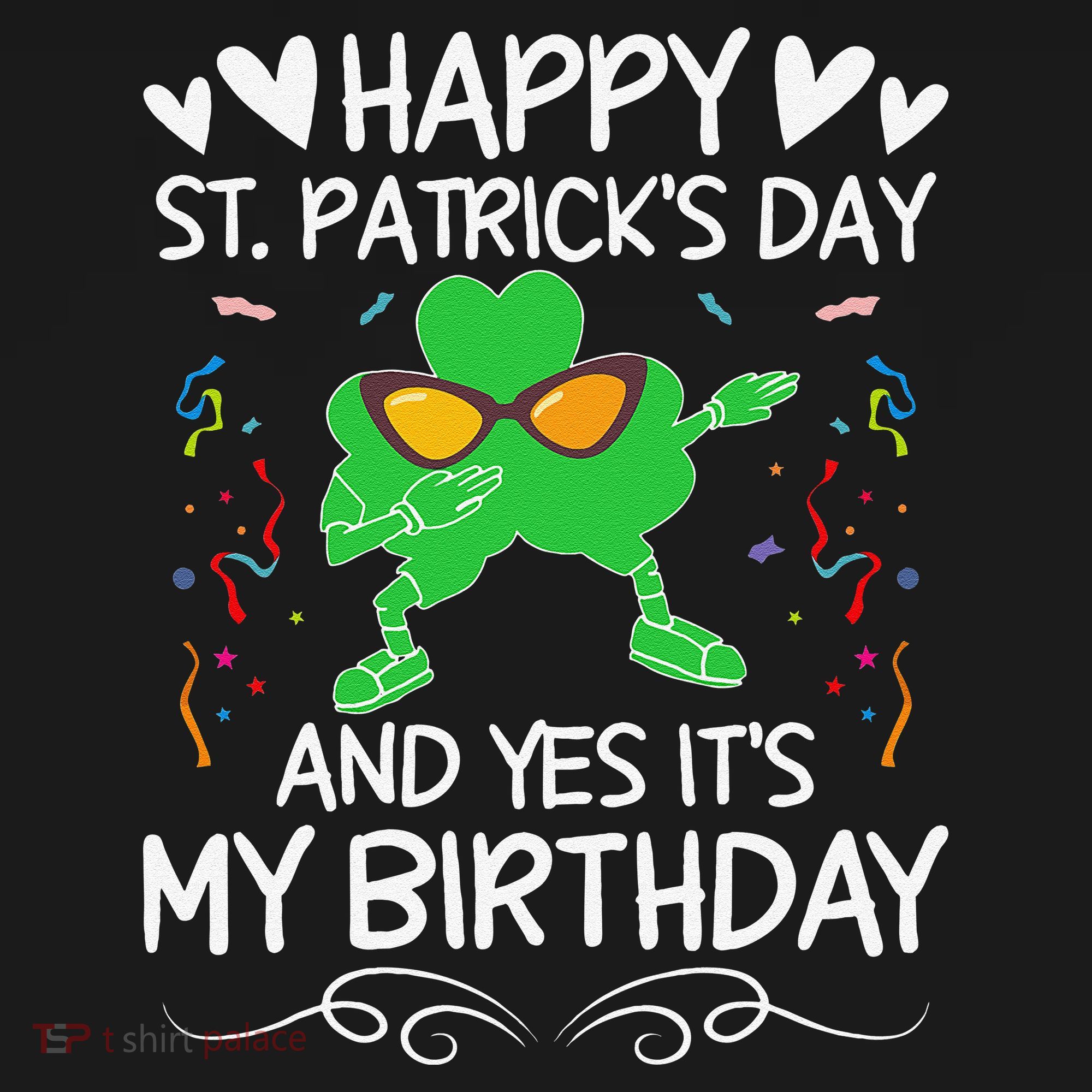 Birthday Saint Patrick's Day Lucky Shamrock Clover Visor