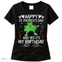 Birthday Saint Patrick's Day Lucky Shamrock Clover Women's T-Shirt thumb 0