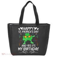 Birthday Saint Patrick's Day Lucky Shamrock Clover Tote Bag thumb 0