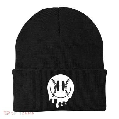 Baseball Smiley Retro Beanie