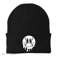 Baseball Smiley Retro Beanie thumb 0