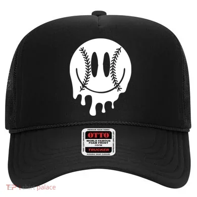 Baseball Smiley Retro Hat