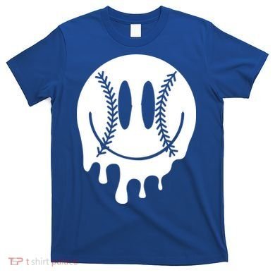 Baseball Smiley Retro T-Shirt