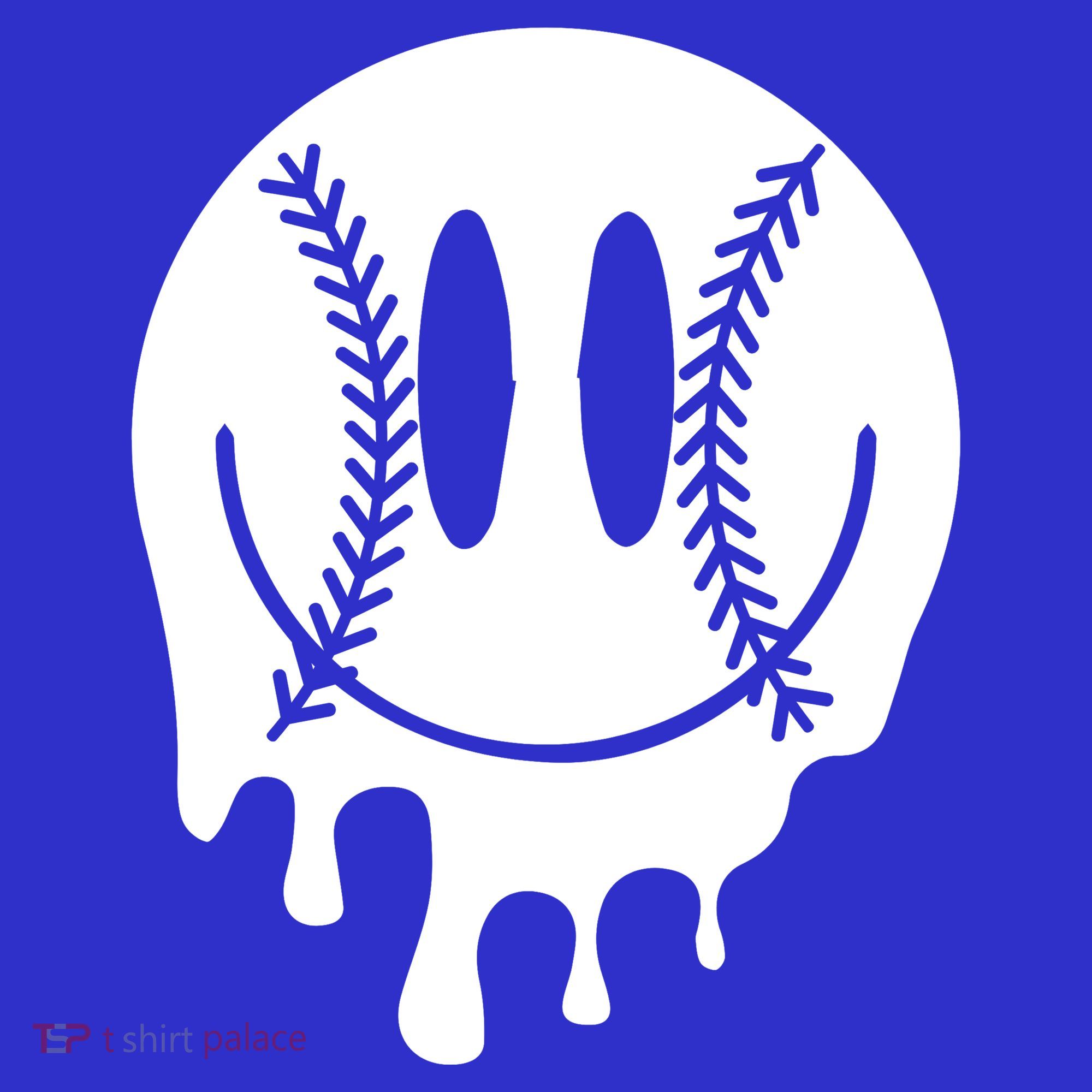 Baseball Smiley Retro Baby Bodysuit
