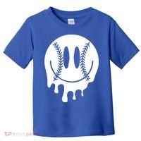 Baseball Smiley Retro Toddler T-Shirt thumb 0