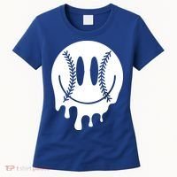 Baseball Smiley Retro Women's T-Shirt thumb 0