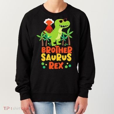 Brother Saurus Rex Dinosaur Dino Women's Sweatshirt