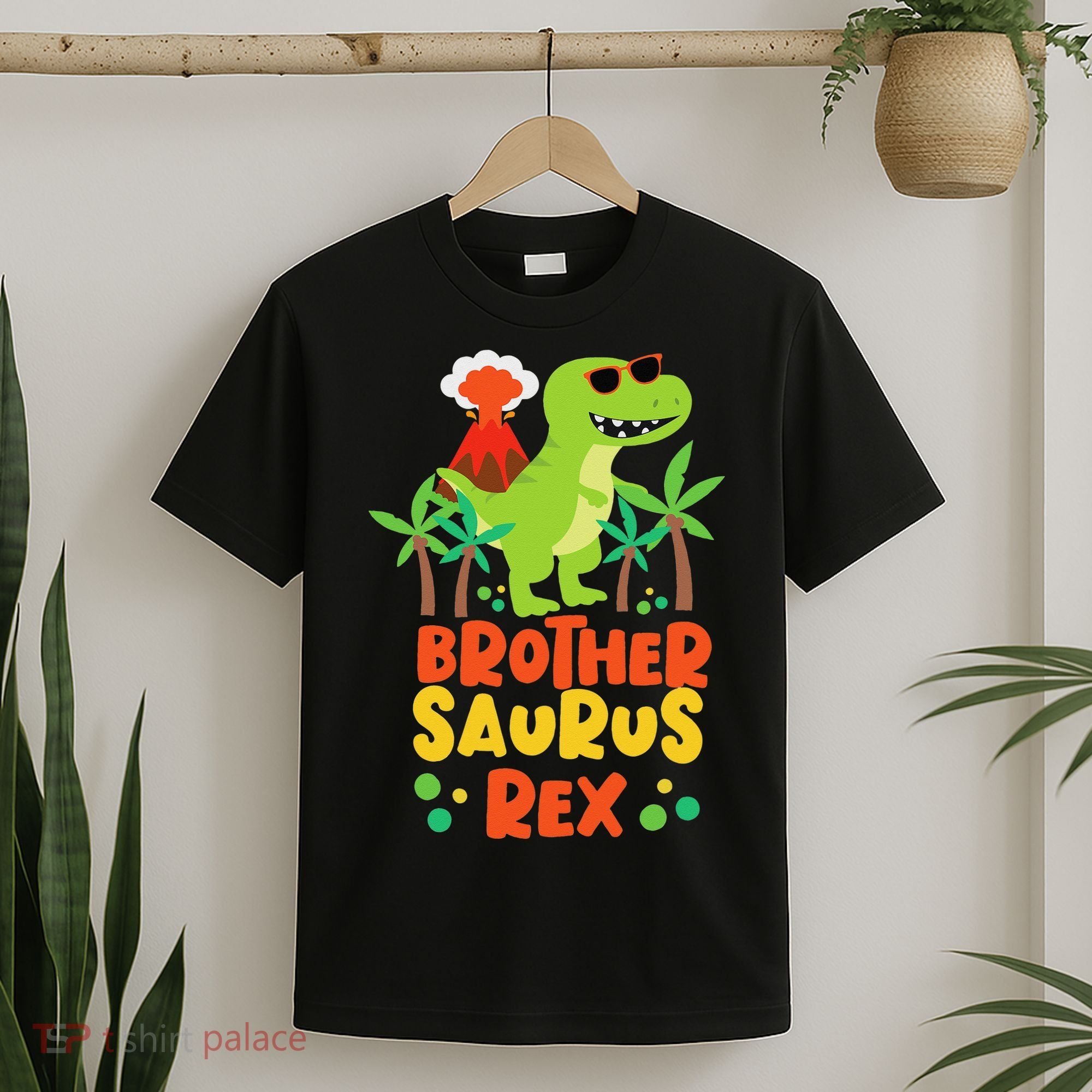 Brother Saurus Rex Dinosaur Dino T-Shirt