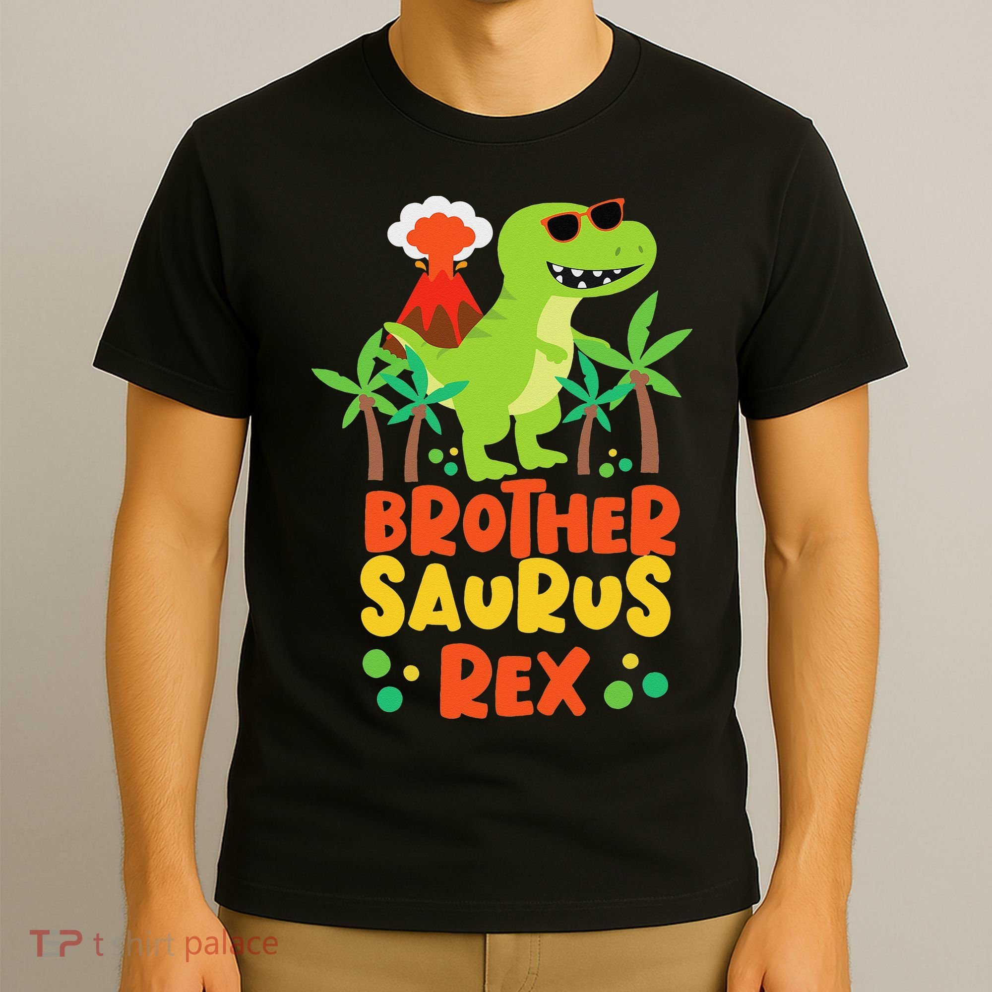 Brother Saurus Rex Dinosaur Dino T-Shirt