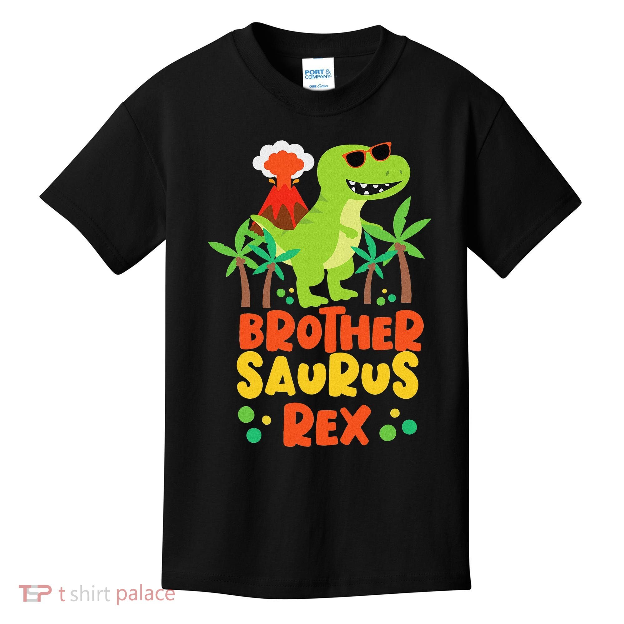 Brother Saurus Rex Dinosaur Dino Kids T-Shirt