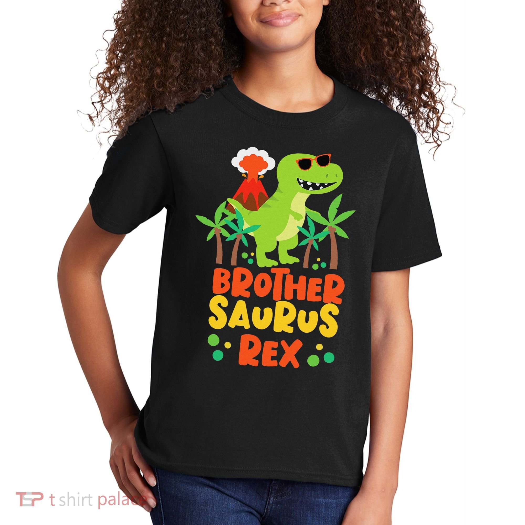 Brother Saurus Rex Dinosaur Dino Kids T-Shirt