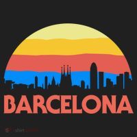 Barcelona Spain Retro Tourism Cool Gift Women's Sweatshirt thumb 2