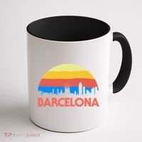 Barcelona Spain Retro Tourism Cool Gift Coffee Mug thumb 1