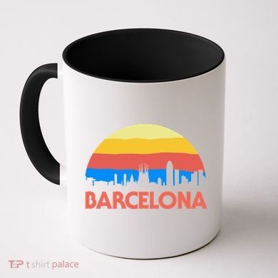 Barcelona Spain Retro Tourism Cool Gift Coffee Mug