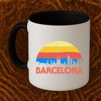 Barcelona Spain Retro Tourism Cool Gift Coffee Mug thumb 2