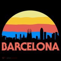 Barcelona Spain Retro Tourism Cool Gift Women's Hoodie thumb 2