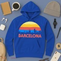 Barcelona Spain Retro Tourism Cool Gift Hoodie thumb 3