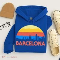 Barcelona Spain Retro Tourism Cool Gift Hoodie thumb 4