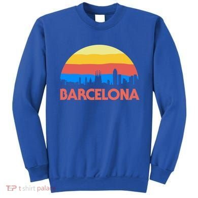 Barcelona Spain Retro Tourism Cool Gift Sweatshirt