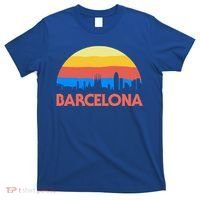 Barcelona Spain Retro Tourism Cool Gift T-Shirt thumb 0