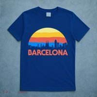 Barcelona Spain Retro Tourism Cool Gift T-Shirt thumb 5
