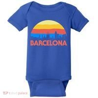 Barcelona Spain Retro Tourism Cool Gift Baby Bodysuit thumb 0