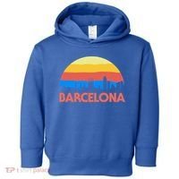 Barcelona Spain Retro Tourism Cool Gift Toddler Hoodie thumb 0
